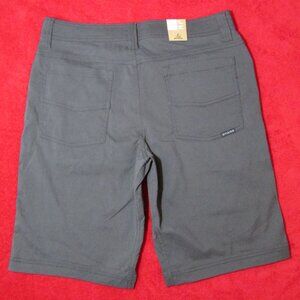 prAna Brion Shorts 11' Inseam Charcoal Gray Stretch
